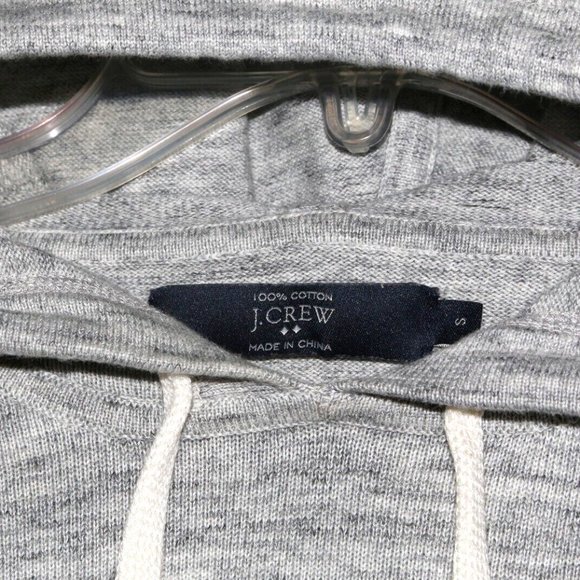 J. CREW GRAY WOMEN'S SIZE S HOODIE - Picture 3 of 6